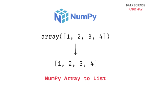 Convert Numpy array to a List - With Examples - Data Science Parichay