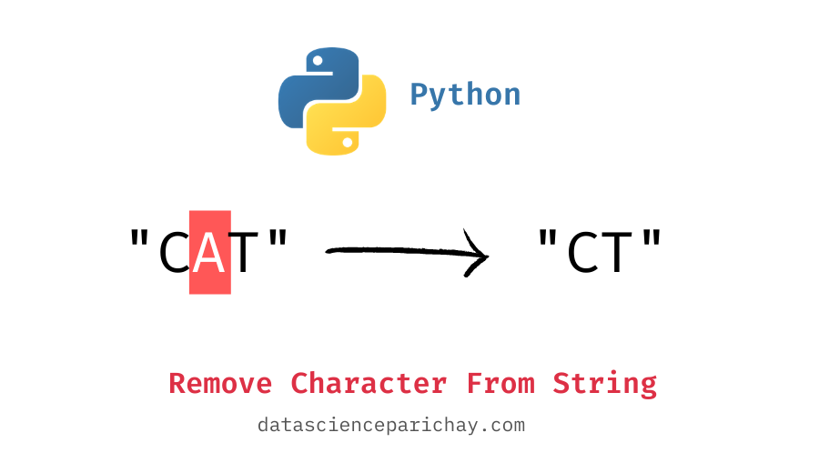 Python - Remove Character From String - Data Science Parichay