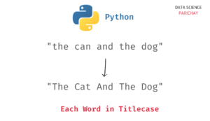 Python - Capitalize First Letter of Each Word - Data Science Parichay
