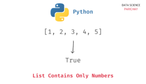Check If a List Contains Only Numbers in Python - Data Science Parichay