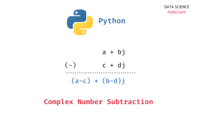 Python - Subtract Two Complex Numbers - Data Science Parichay