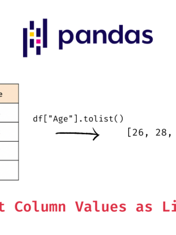 How to get the first column of a Pandas Dataframe? - Data Science Parichay