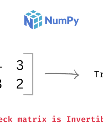 Numpy - Check If a Matrix is Orthogonal - Data Science Parichay