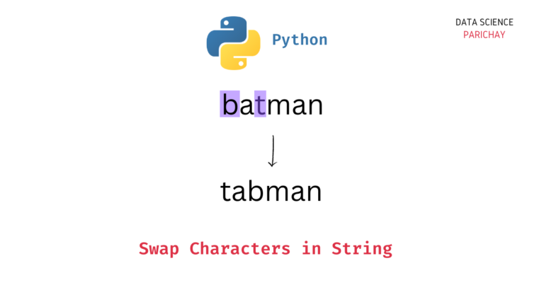Swap Characters in a Python String with this Method - Data Science Parichay